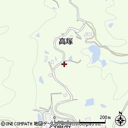 兵庫県淡路市久留麻高塚1496周辺の地図