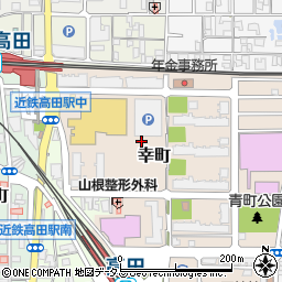 タイムズトナリエ大和高田駐車場周辺の地図