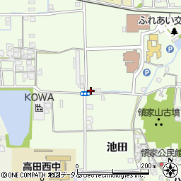 奈良県大和高田市池田422周辺の地図