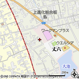 大阪府堺市東区草尾362-7周辺の地図