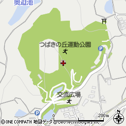 里庄町つばきの丘運動公園周辺の地図