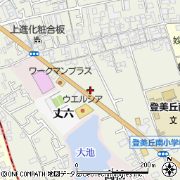大阪府堺市東区草尾634-2周辺の地図