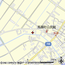 三重県伊勢市馬瀬町周辺の地図