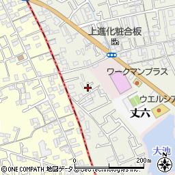 大阪府堺市東区草尾359周辺の地図
