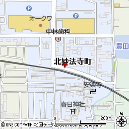 奈良県橿原市北妙法寺町694周辺の地図