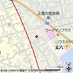 大阪府堺市東区草尾360周辺の地図
