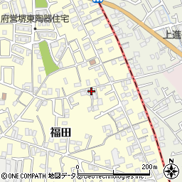 大阪府堺市中区福田366周辺の地図