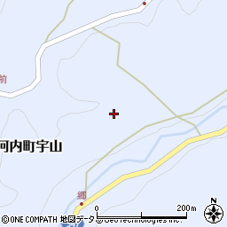 広島県東広島市河内町宇山1368周辺の地図