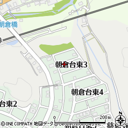 奈良県桜井市朝倉台東3丁目周辺の地図