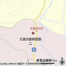 北畠神社周辺の地図