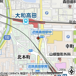 奈良県大和高田市北本町11周辺の地図