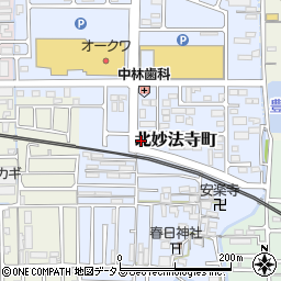 奈良県橿原市北妙法寺町682周辺の地図