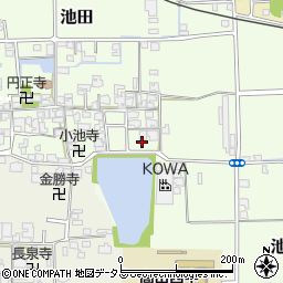 奈良県大和高田市池田162周辺の地図