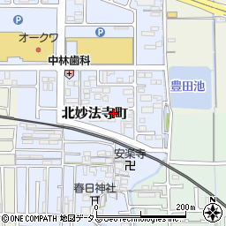 奈良県橿原市北妙法寺町690周辺の地図