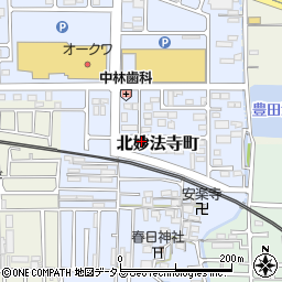 奈良県橿原市北妙法寺町685周辺の地図