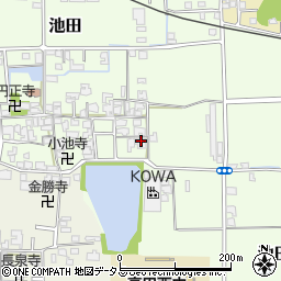 奈良県大和高田市池田173周辺の地図