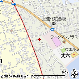 大阪府堺市東区草尾354-1周辺の地図