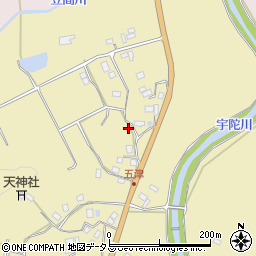 奈良県宇陀市大宇陀五津719-1周辺の地図