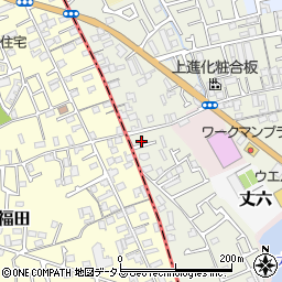 大阪府堺市東区草尾356周辺の地図