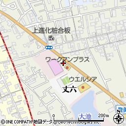 大阪府堺市東区草尾660周辺の地図