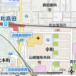 ダイソートナリエ大和高田店周辺の地図