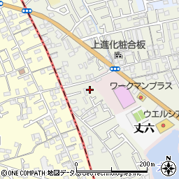 大阪府堺市東区草尾353-2周辺の地図