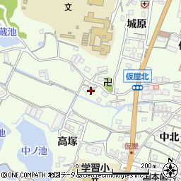 兵庫県淡路市久留麻高塚1802周辺の地図
