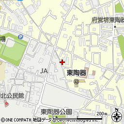 大阪府堺市中区福田331周辺の地図