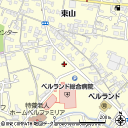 ファミリーマート京屋東山店周辺の地図