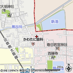 奈良県葛城市勝根1周辺の地図