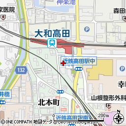 八剣伝 大和高田店周辺の地図