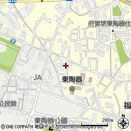 大阪府堺市中区福田334周辺の地図