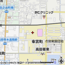 奈良県大和高田市東雲町14周辺の地図