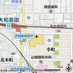 宮脇書店大和高田店周辺の地図
