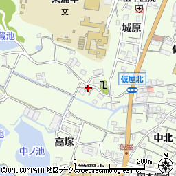 兵庫県淡路市久留麻高塚1803周辺の地図