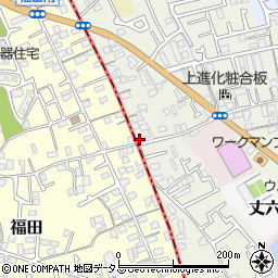大阪府堺市東区草尾347周辺の地図