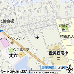 大阪府堺市東区草尾652周辺の地図
