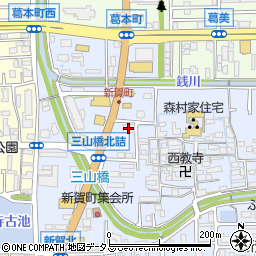 奈良タイル販売周辺の地図