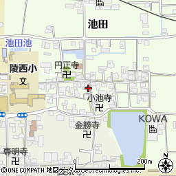 奈良県大和高田市池田151周辺の地図