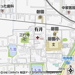 奈良県大和高田市有井343周辺の地図