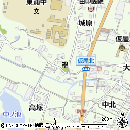 兵庫県淡路市久留麻高塚1810周辺の地図
