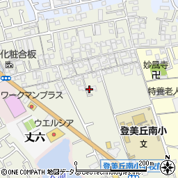 大阪府堺市東区草尾652-6周辺の地図