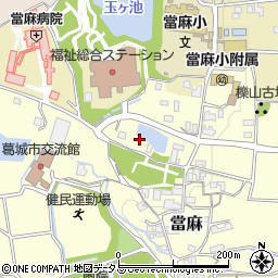 奈良県葛城市當麻745周辺の地図