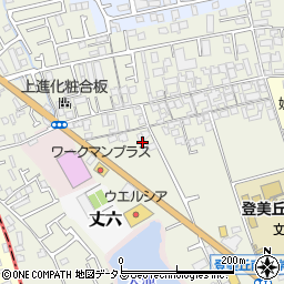 大阪府堺市東区草尾667周辺の地図