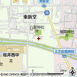 奈良県桜井市東新堂219周辺の地図