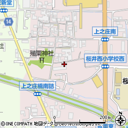 奈良県桜井市上之庄626-5周辺の地図