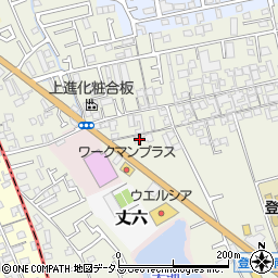 大阪府堺市東区草尾663周辺の地図