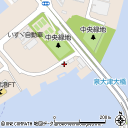 大阪府泉大津市小津島町1周辺の地図