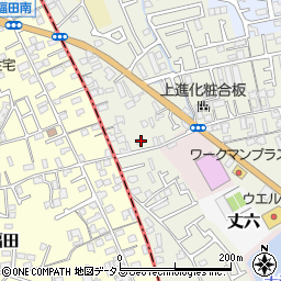 大阪府堺市東区草尾350周辺の地図