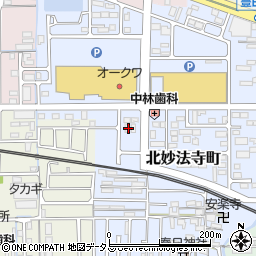 奈良県橿原市北妙法寺町572周辺の地図